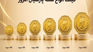 قیمت سکه پارسیان امروز پنجشنبه 26 شهریور 1405؛ قیمت انواع سوت سکه پارسیان