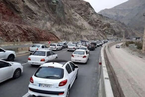 ترافیک سنگین در آزادراه قزوین ـ کرج و محور شهریار ـ تهران