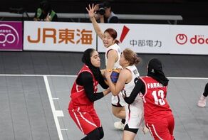 Iran’s women’s 3x3 basketball earn two wins at Nagoya
