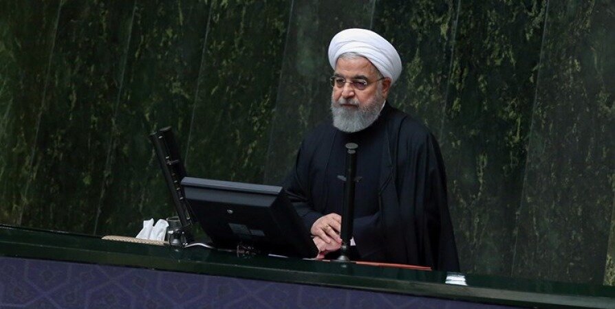 الرئيس روحاني يعلن تبني ايران ميزانية الصمود والتصدي للحظر الجائر