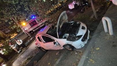 حادثه مرگبار در بزرگراه حکیم؛ رهاسازی یک زن محبوس از پژو ۴۰۵