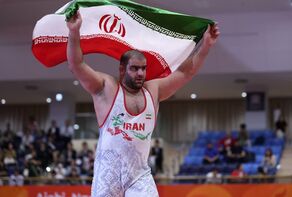 Iranian Greco-Roman wrestler wins gold at 2026 Asian Games