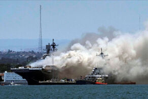 The fact of the explosion of the American ship was hidden behind the 
