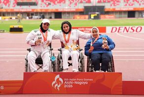 Shot putters Salehi, Hadidi win gold, silver at 2026 Nagoya