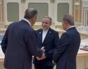 Iranian, Russian, Azerbaijani foreign ministers hold brief talks ahead of CIS summit