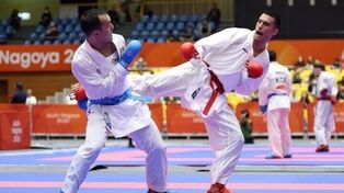 Mahmoud Nemati wins gold in karate at 2026 Nagoya Asian Games