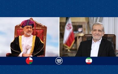 تأکید رئیس‌جمهوری ایران و سلطان عمان بر اهمیت تداوم رایزنی‌های دیپلماتیک