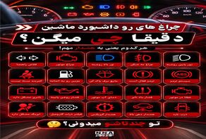 نوراینفو/چراغ‌های هشدار داشبورد ماشین چه معنایی دارند؟ راهنمای کامل برای رانندگان